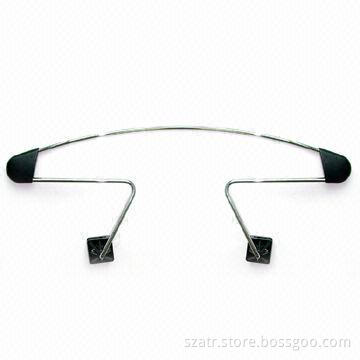 Car Coat Hanger with 45cm Width, Made of Chrome-plated Steel Material